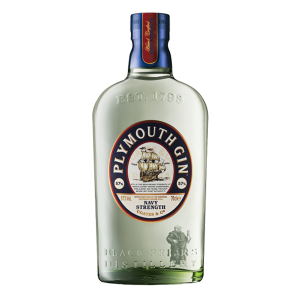 Eine Flasche Gin der MarkePlymouth Navy Strength