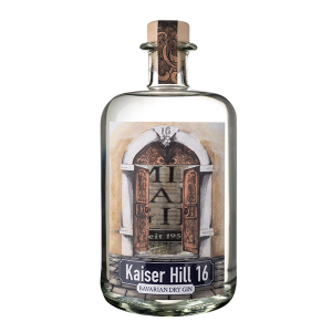 Eine Flasche Gin der Marke Kaiser Hill 16