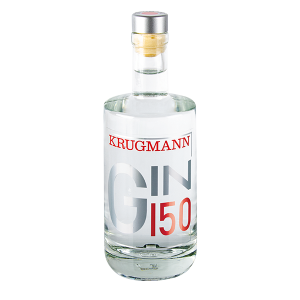 Eine Flasche Gin der Marke Krugmann
