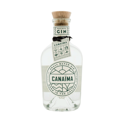 Eine Flasche Gin der Marke Canaïma
