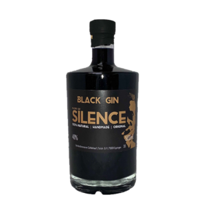 Eine Flasche Gin der Marke Glory of Silence