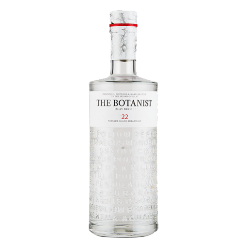 Eine Flasche Gin der Marke Botanist Islay