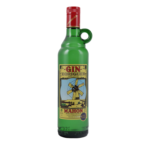 Eine Flasche Gin der Marke Xoriguer Mahon