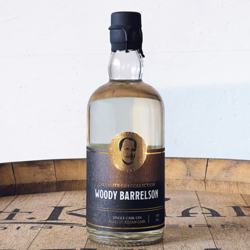 Eine Flasche des Celebrity Gin Collection Woody Barrelson